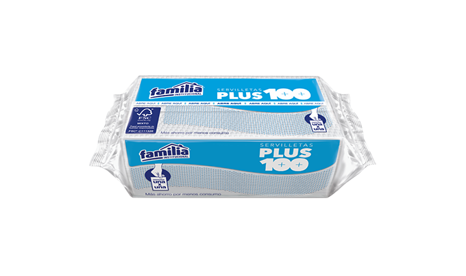Servilleta Blanca Hoja Sencilla Plus Paq x 100 servilletas Tork