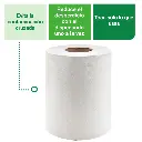 Toalla de Manos Flujo Central Blanca Hoja Doble Precortada Rollo de 120 m Tork