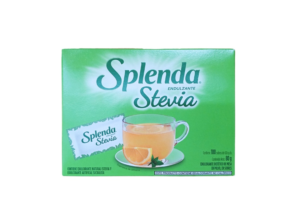 Edulcorante Paq x 100 sobres Splenda Stevia