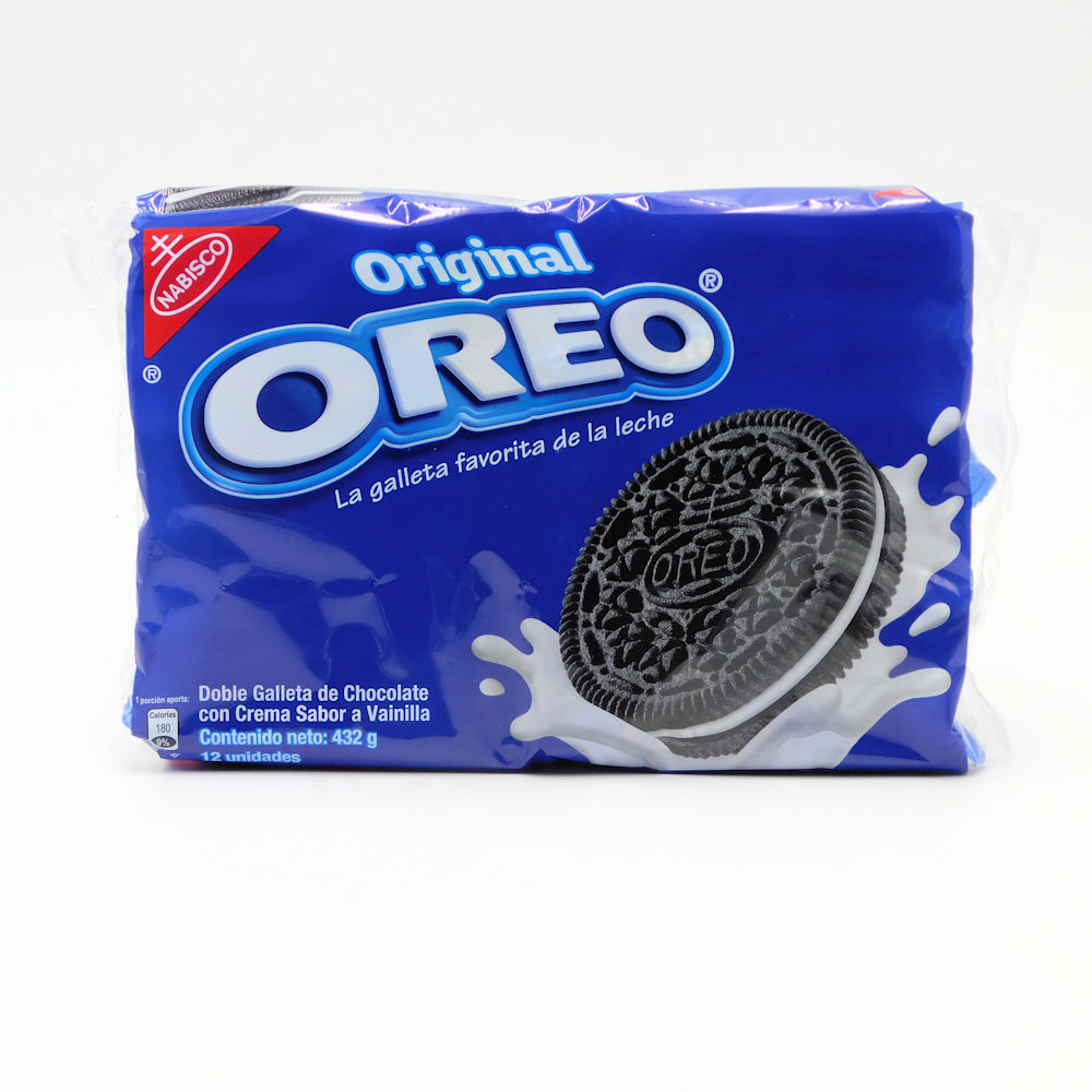 Galletas Oreo 432 gr Paq x 12