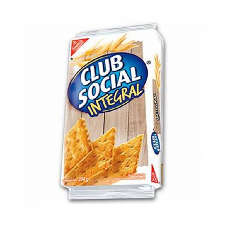 Galletas Club Social Integral x9 Paq 234 gr
