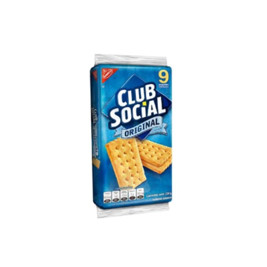 Galletas Club Social Original x9 Paq 234 gr