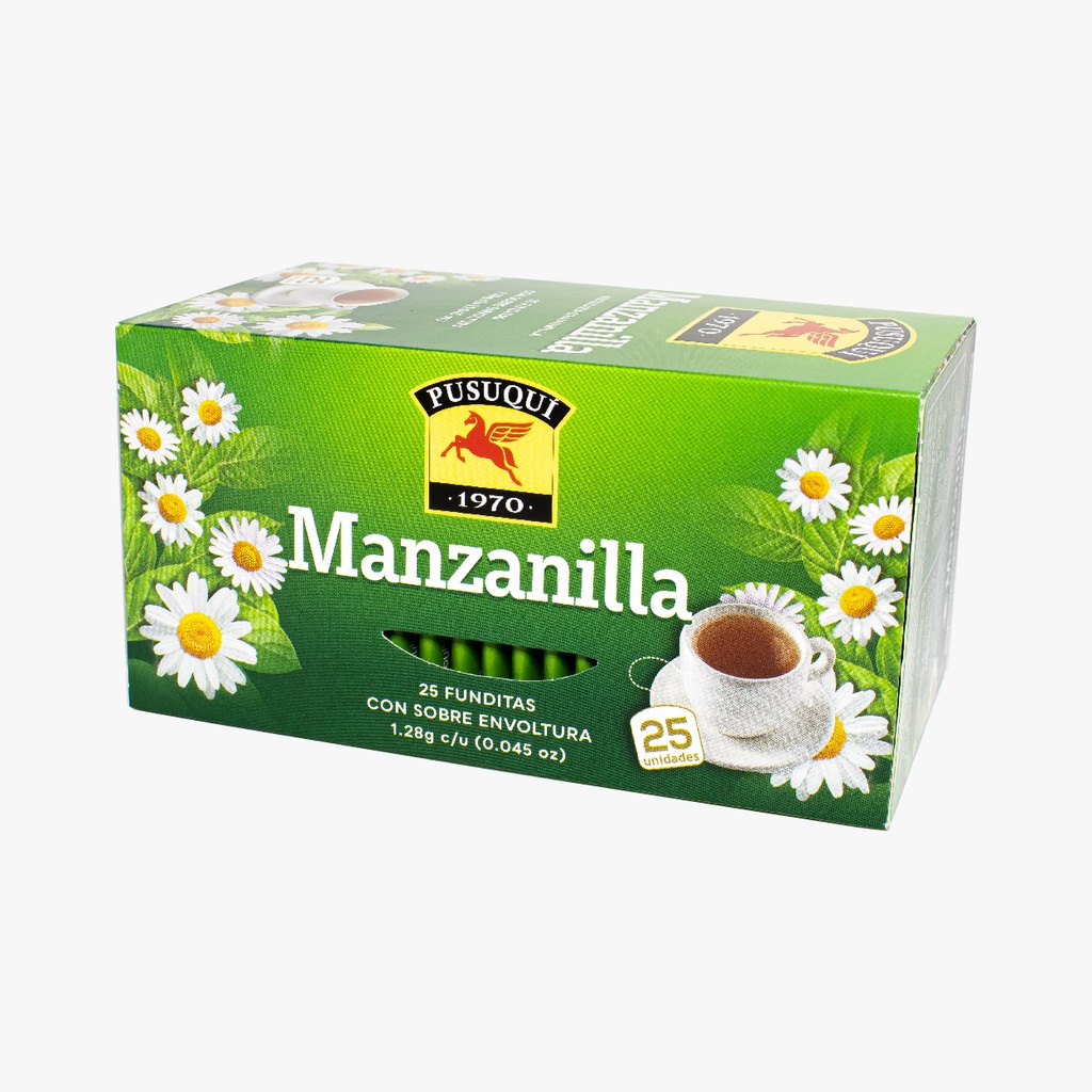 Te Manzanilla x 25 sobres Pusuqui