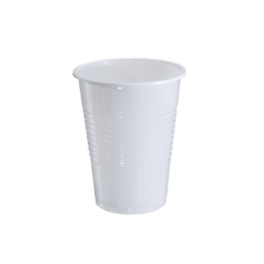 Vasos Plasticos Blancos 7 oz Paq x 50 uds