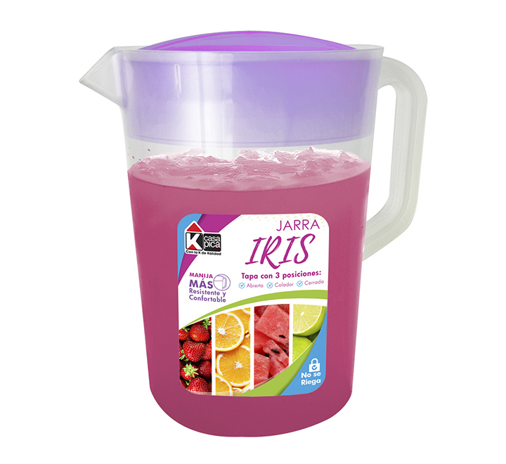 Jarra Iris con Tapa 4 Lts 986123 Pica