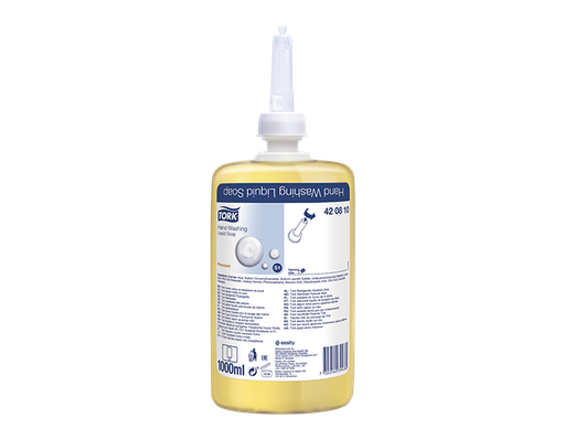 [80510] Jabon de Manos Crema Suave Extra Higiene Repuesto 1000 ml Tork