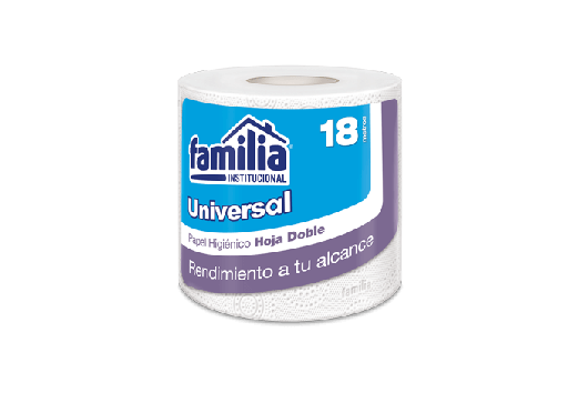 [70074] Papel Higienico Convencional Blanco Hoja Doble Rollo 18 m Tork