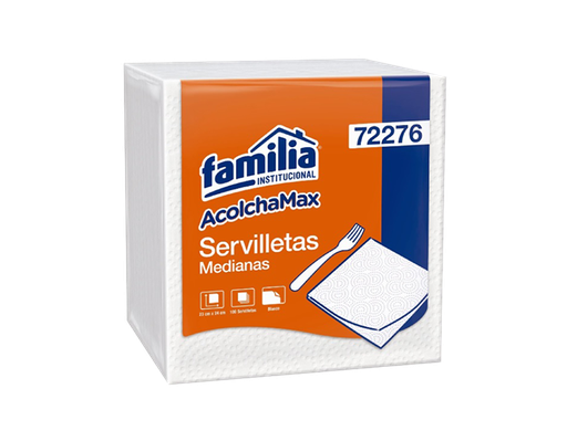 [72276] Servilleta Blanca Acolchamax Paq x 100 servilletas Tork