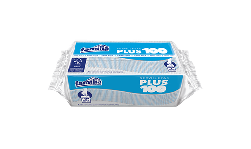 [72144] Servilleta Blanca Hoja Sencilla Plus Paq x 100 servilletas Tork