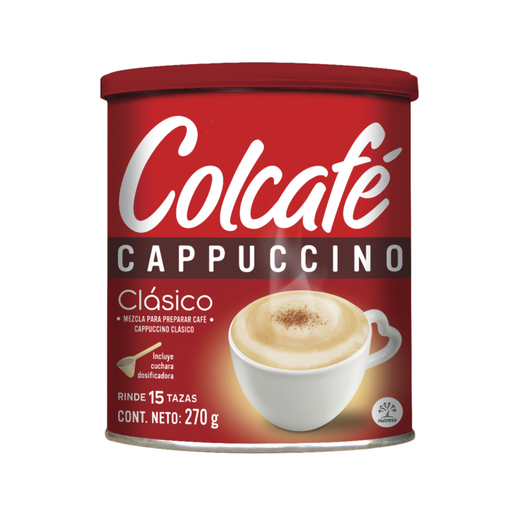 [ITM000000057] Café Instantáneo Capuccino Mocca en Polvo Lata x 270 gr Colcafe