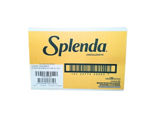 [ITM000000318] Edulcorante Cartón x 2,000 sobres x1 gr Splenda