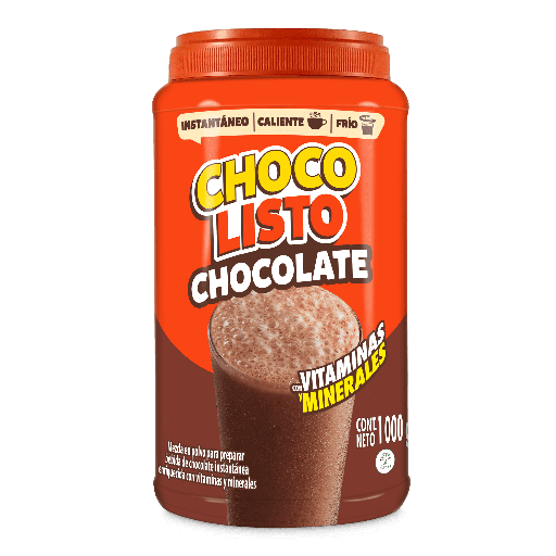 [ITM000000320] Chocolate en Polvo Frasco x 900 gr Chocolisto