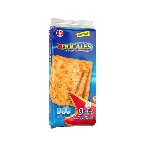 [ITM000000421] Galletas Ducales Funda de 9 paq x 243 gr