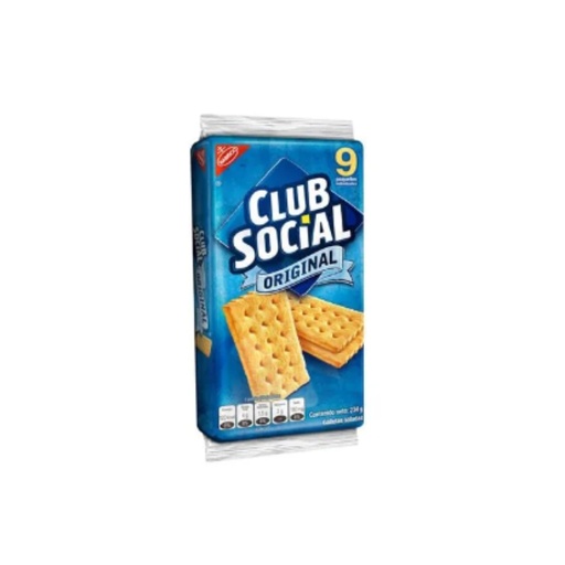 [ITM000000420] Galletas Club Social Original x9 Paq 234 gr