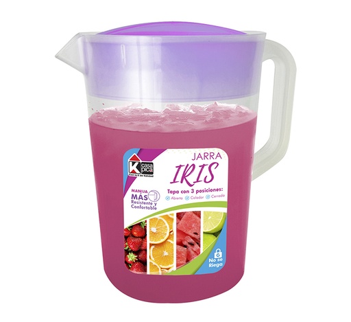 [ITM000000248] Jarra Iris con Tapa 4 Lts 986123 Pica