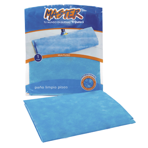 [ITM000000138] Paño Limpiapiso Gamuza Azul 50 x 57 cm Master