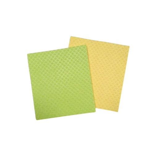 [ITM000000217] Paños de esponja Paq x1 pieza Amarillo - Verde Limon Master