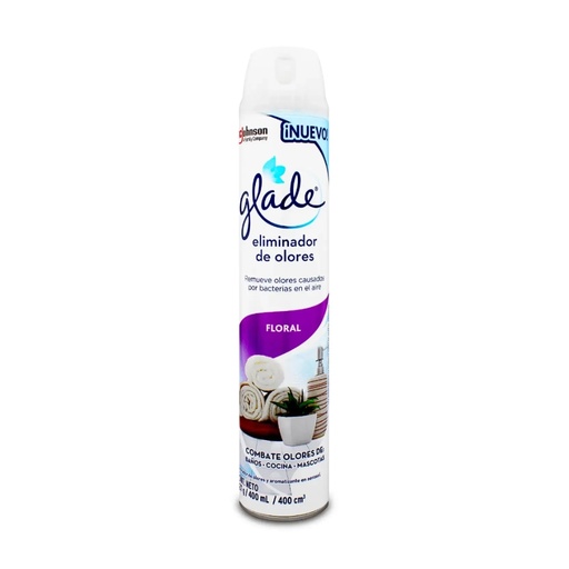 [ITM000000279] Ambiental en Spray EliminaOlores Floral 400ml Glade