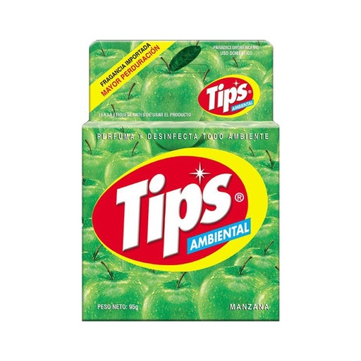 [ITM000000457] Pastilla Ambiental Manzana 95 gr Tips
