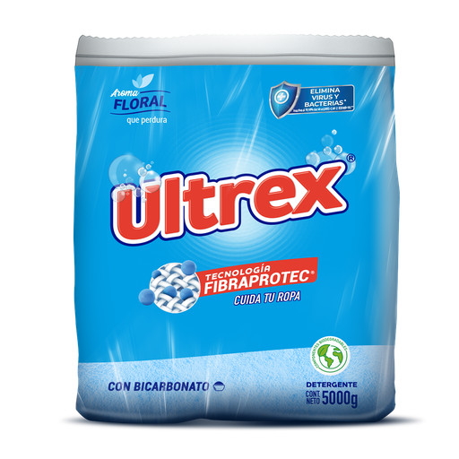 [ITM000000613] Detergente en Polvo para Ropa Azul Floral 5 Kg Ultrex