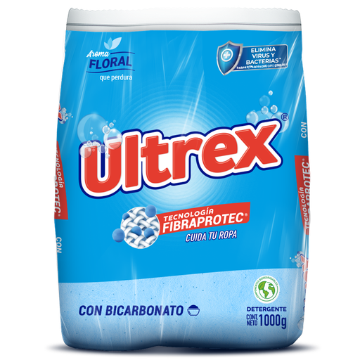 [ITM000000617] Detergente en Polvo para Ropa Azul Floral 1 Kg Ultrex