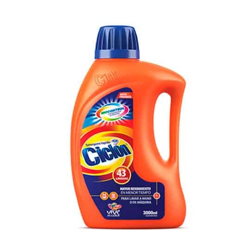[ITM000000554] Detergente de Ropa Liquido 3 Lts Ciclon
