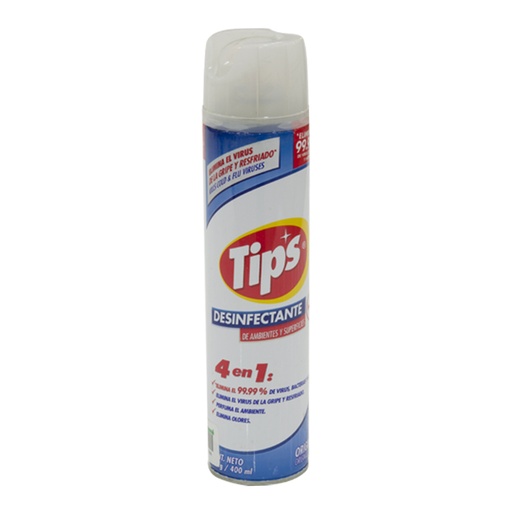 [ITM000000568] Desinfectante en Spray Liquido 4en1 400 cc Tips