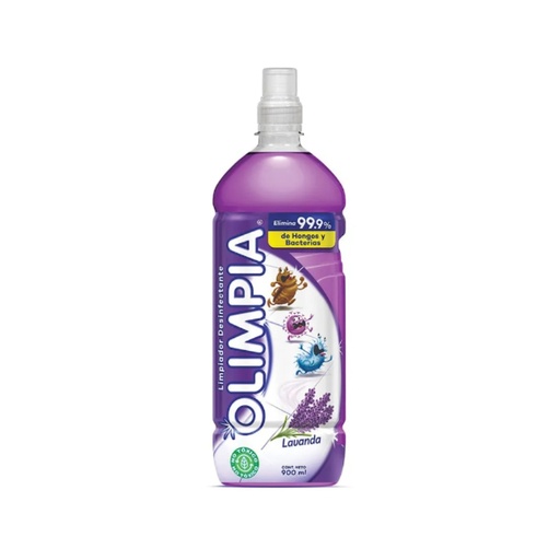 [ITM000000581] Desinfectante de Pisos Liquido Lavanda 900 ml Olimpia