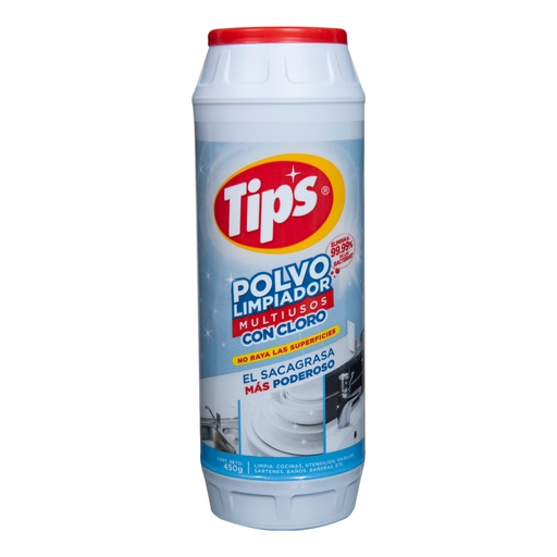 [ITM000000636] Limpiador Multiuso en Polvo con Cloro 450 gr Tips