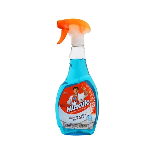 [ITM000000640] Limpia Vidrio Liquido Multiusos Atomizador Spray 500 ml Mr Musculo