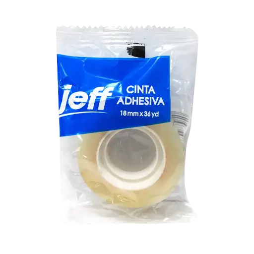 [ITM000000832] Cinta Transparente 18 x 36YDS Unidad Jeff