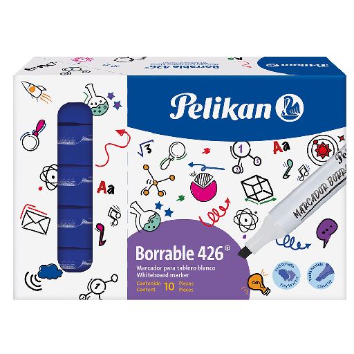 [ITM000000838] Marcador P/Pizarra #426 Azul x Unidad Pelikan