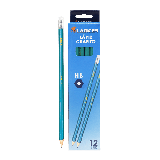 [ITM000000896] Lapiz Grafito HB Verde Caja x 12 unidades Lancer