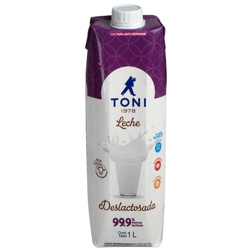 [ITM000001016] Leche Deslactosada 1 Lt Toni