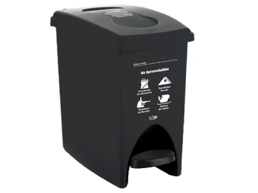 [ITM000001037] Tacho Pedal 10 Lts Negro Estra