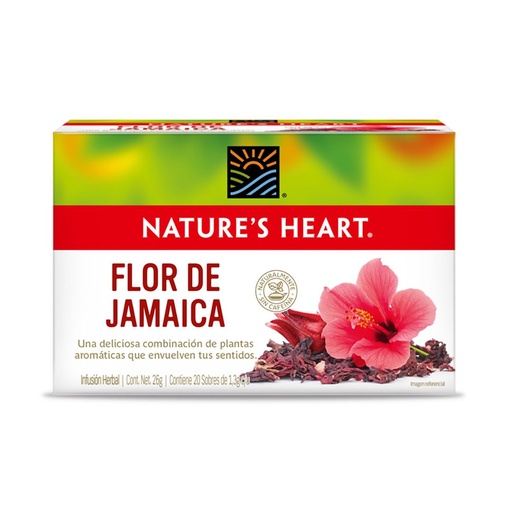 [ITM000001051] Te Flor de Jamaica x 20 sobres Nature´s Heart