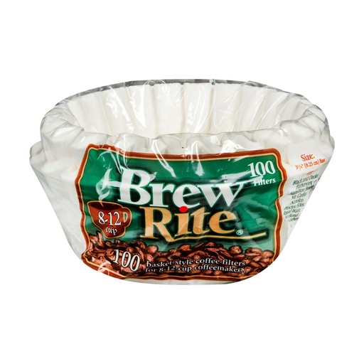 [ITM000001061] Filtro para Café 8-12 cup x 100 Unidades Brew Rite