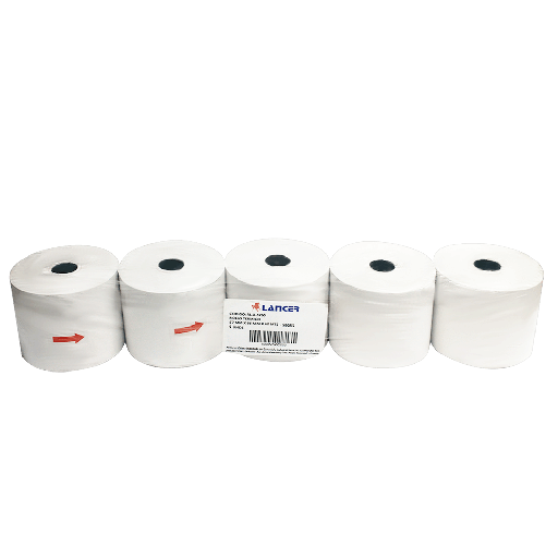 [ITM000001091] Rollo Térmico 80MMx70MMx60MTS-50 Gramos Set x 5 rollos Lancer