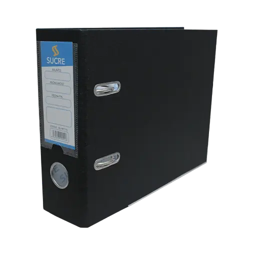 [ITM000001128] Archivador T/Telegrama Negro 1.8MM-63x21CM Sucre