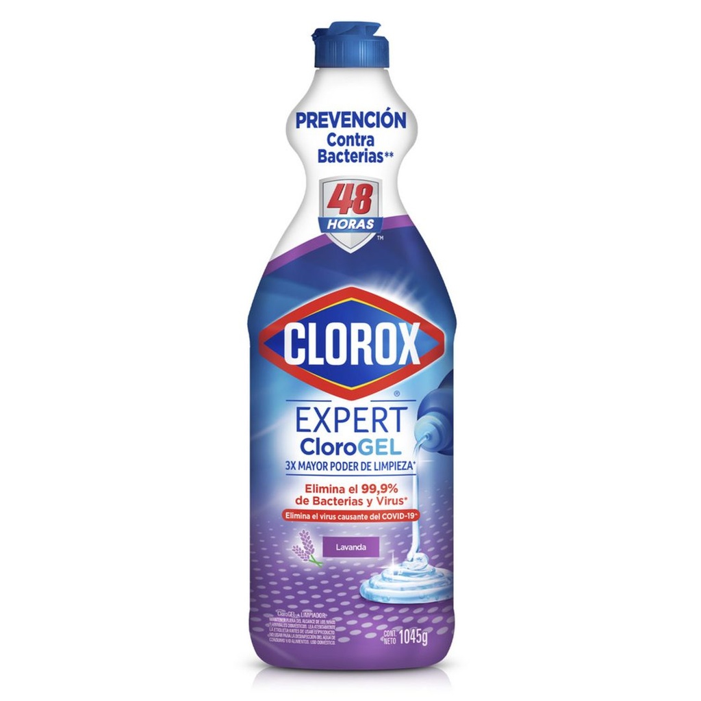 Cloro en Gel Lavanda Botella 1045gr Clorox