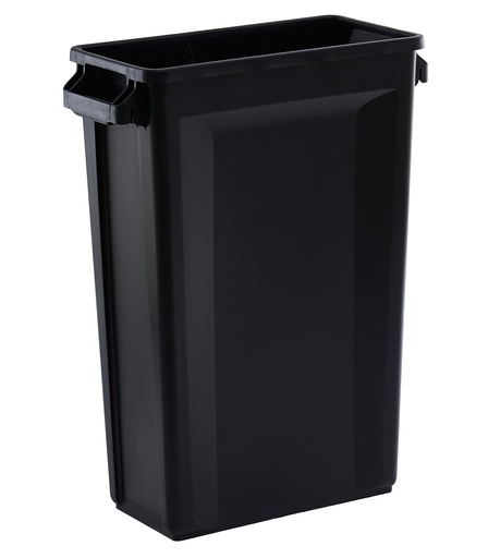 [1213BK] SVELTE Slim contenedor rectangular para residuos no reciclables 87L TRUST