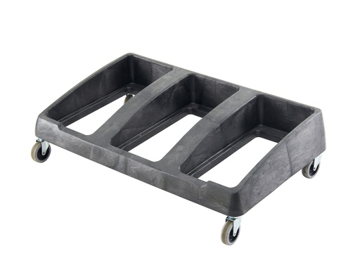 [1816BK] Plataforma móvil para SVELTE Slim contenedor rectangular 87L triple compartimento TRUST