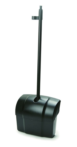 [6912BK] PREDATOR Recogedor vertical con tapa y gancho para lobby TRUST
