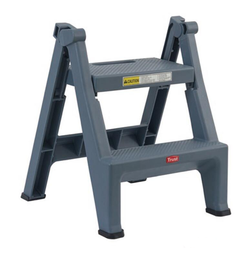 [6932GY] Escalera dos peldaños 150 kg TRUST