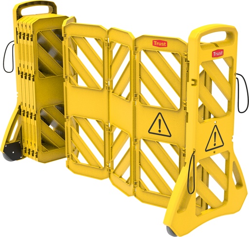 [7182YE] Valla móvil de 12 placas TRUST