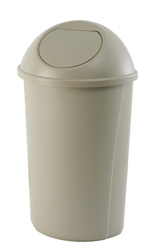 [KIT1223BG] Contenedor semicircular manos libres 80L con tapa TRUST