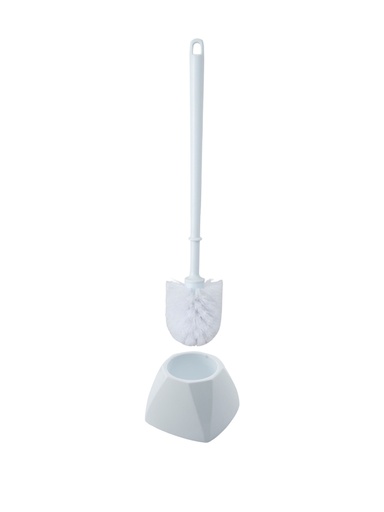 [KIT6792WH] Cepillo de inodoro mano de oso con base Premium TRUST
