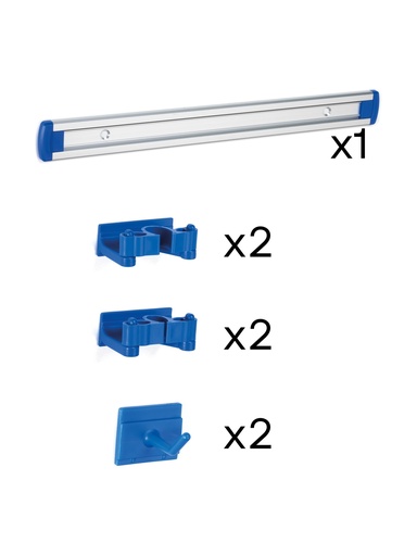 [KIT25114] Set Riel portaherramientas - 50cm HEDGEHOG