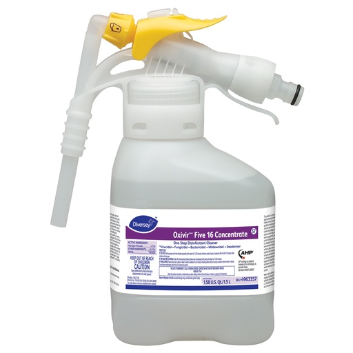 [4963357] Limpiador Desinfectante Oxivir Five 16 Concentrado 1.5L Jflex DIVERSEY