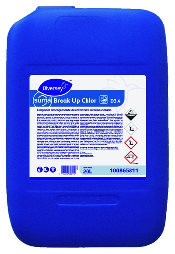 [100865811] Detergente Clorado Break Up Chlor 20L DIVERSEY